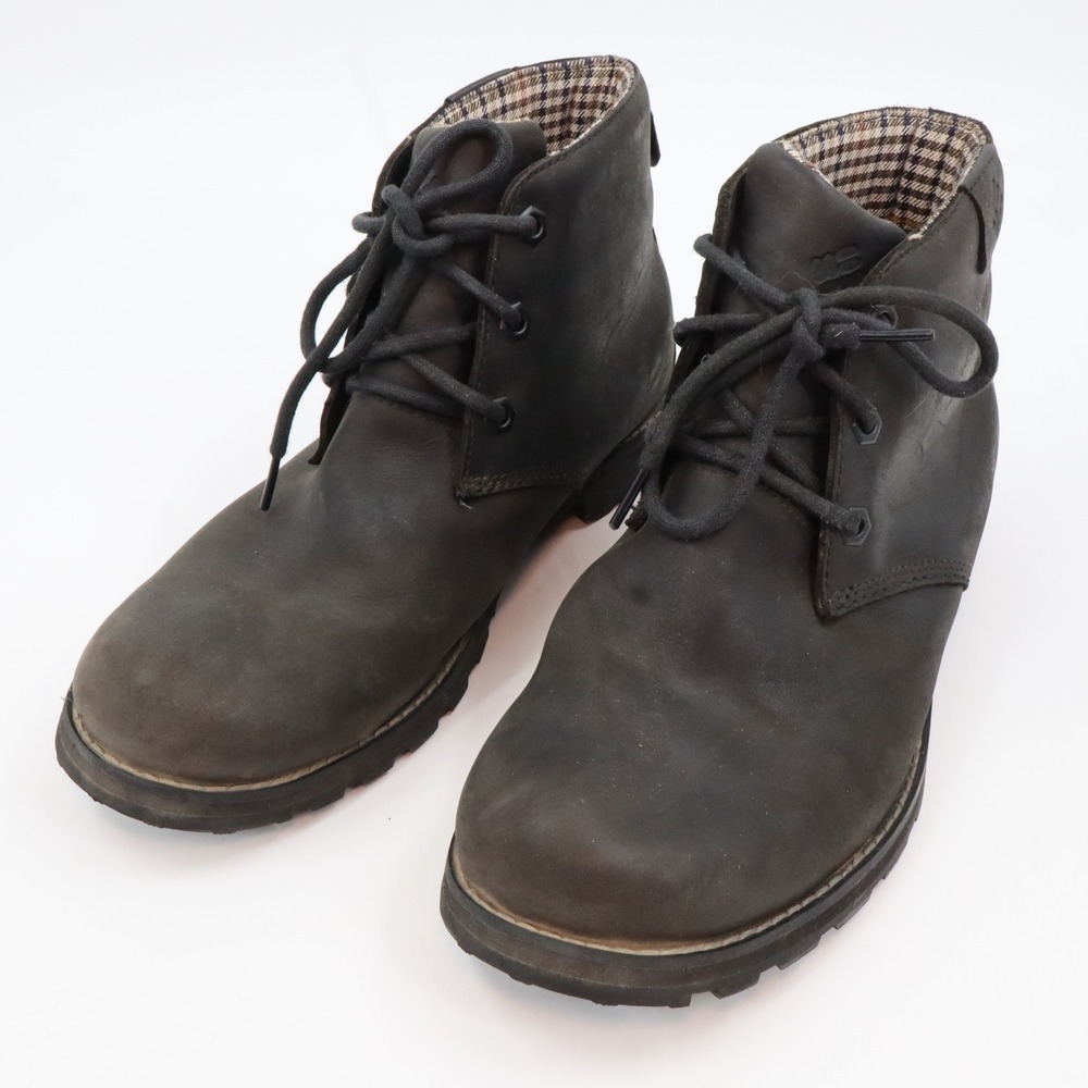 Columbia Chukka Boots Men 10.5 Dark Brown Leather Waterproof BM2861-010 Lug Sole